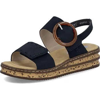 Dámská obuv Dámské sandály RIEKER 62950-14 modrá S6 37