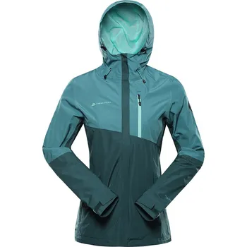 Dámská větrovka Dámská nepromokavá bunda s ptx membránou ALPINE PRO NOREMA 3 zelená S PLUS