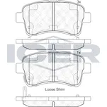 Sada brzdových destiček, kotoučová brzda ICER 181933