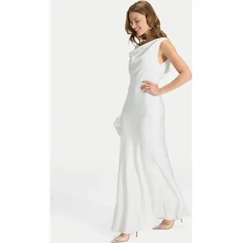 Dámské šaty Swing Večerní šaty 5AK14500 Bílá Regular Fit 32