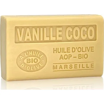 Mýdlo Label Provence Nature BIO mýdlo z Marseille Vanilka a Kokos 125g Label Provence