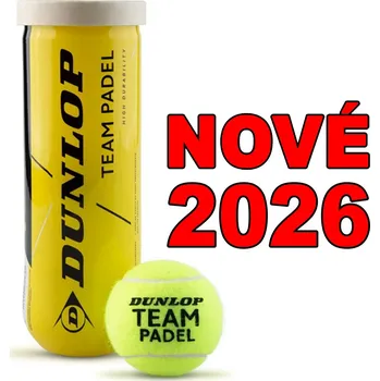 Tenis Padelové míče DUNLOP TEAM PADEL X3