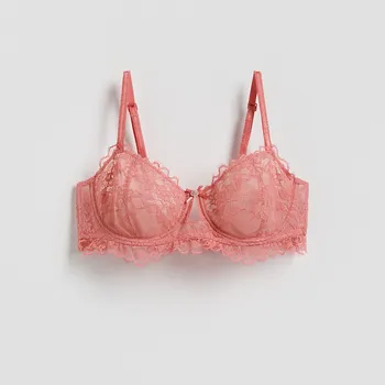 Podprsenka Reserved - Měkká podprsenka s&nbsp;krajkou - orchidejová - 716HQ-40X - 716HQ-40X-80B