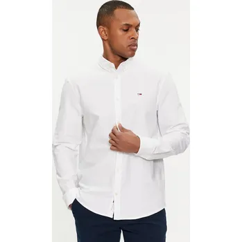 Pánská košile Tommy Jeans pánská bílá košile Oxford 20003306-8720646724277