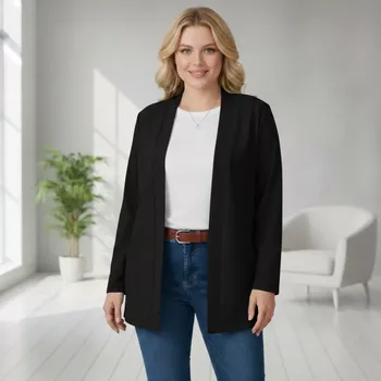 Dámské sako Dámský kardigan Sylwia černý M3484