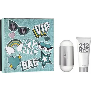 Kosmetika Carolina Herrera 212 Woman Toaletní voda EDT 100 ml + tělové mléko 100 ml Dárková sada