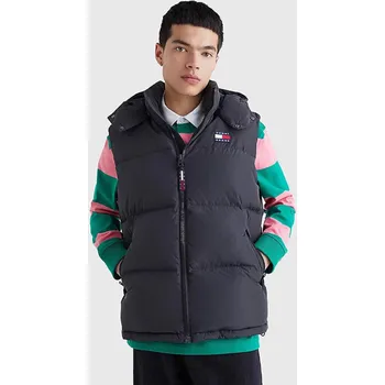 Pánská vesta Tommy Jeans pánská péřová černá vesta 20023612-8720641349734