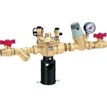 CALEFFI dopouštěcí sestava se systémovým oddělovačem BA typu, Y-filtrem a uzavíracím ventile 3/4