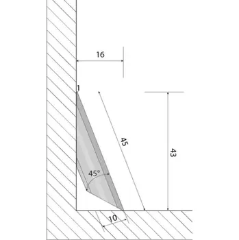 soklová lišta Soklová lišta vinyl Eurowood Dub přírodní 1124-2