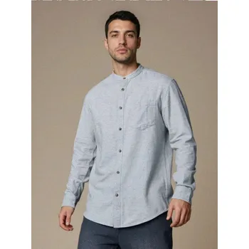 Pánská košile Sinsay - Bavlněná košile - šedá - 105EV-09M - 105EV-09M-L