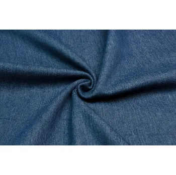 Riflovina elastická 285 g/m2 STŘEDNĚ MODRÁ DOPRODEJ 0,4 M