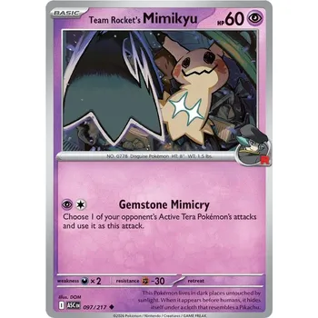 Karetní hra Team Rocket's Mimikyu 097/217 - Ascended Heroes Typ karty: Non-Holo