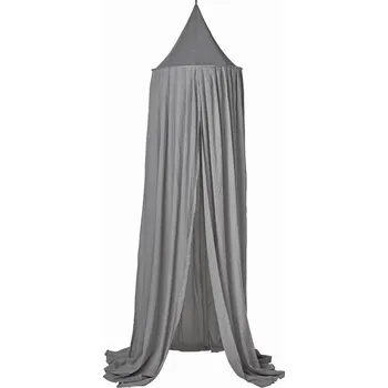 Nebesa nad postýlku Meyco baldachýn Uni grey