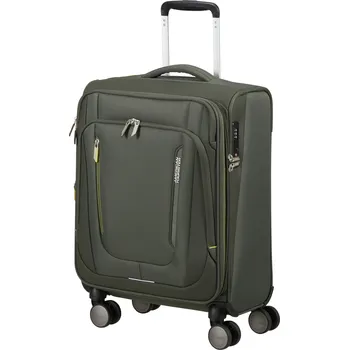 American Tourister WANDERLITE Spinner 55cm Dark Khaki Rozšiřitelný 45/49.5L