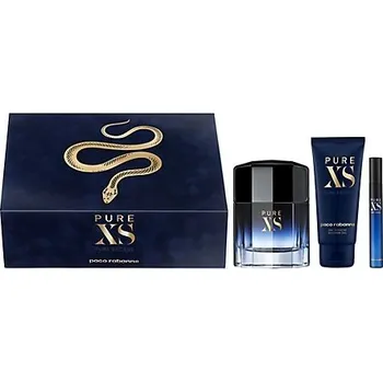 Kosmetika Paco Rabanne Pure XS Dárková sada, Toaletní voda EDT 100ml + Toaletní voda EDT 10ml + sprchový gel 100ml