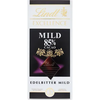 Čokoláda Lindt Excellence Mild 85% kakaa 100g Datum expirace 12/2025