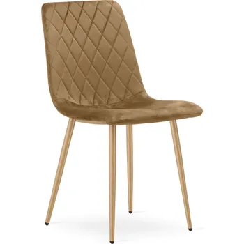 Jídelní židle Textilomanie Turin sametová židle hnědá
