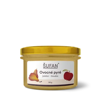 Vyrobeno pro ŠUFAN Pyré jablko-hruška - 190 g
