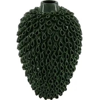 Váza Lahvová váza kulatá, keramika, 23x23x37,5 cm (C7.cz prodává vysoce kvalitní dekorativní výrobky. Přijeďte se o kvalitě výrobků přesvědčit do našeho kamenného obchodu na vlastní oči.)