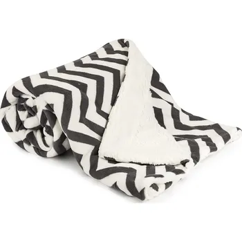 deka 4Home Beránková deka Wave, 150 x 200 cm, šedá