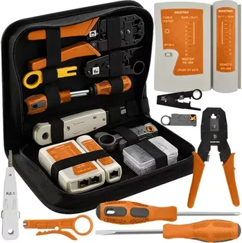 Kabelový tester a krimpovací sada – vše pro instalaci vaší ethernet sítě