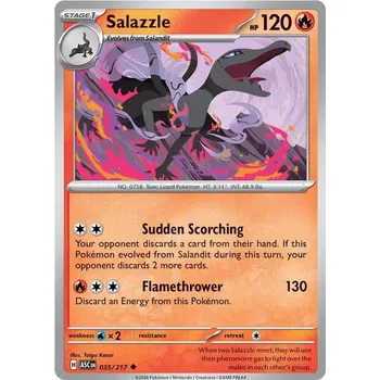Sběratelská karetní hra Salazzle 035/217 - Ascended Heroes Typ karty: Non-Holo
