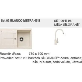 SET 09-B 26 Metra 45 S černá + MIDA černá