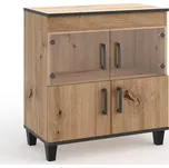 ADRK Vitrína nízká POLA 06 ART 80, dub artisan