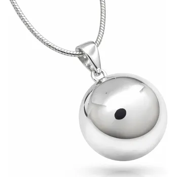 Přívěsek Stříbrný přívěsek kulička Enya - 8 mm