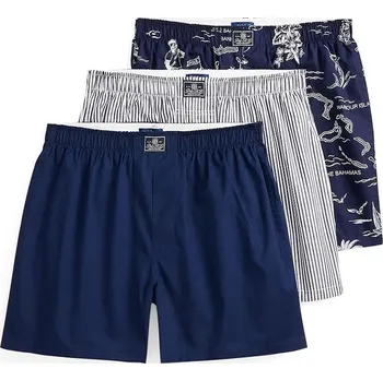 Bavlněné boxerky Polo Ralph Lauren 3-pack 714830273 černá 99A, vel. XL