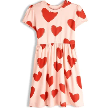 Dívčí šaty GATE Šaty se srdíčky 5Y 426-0428/62