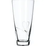 Diamante křišťálová váza Romance s kamínky Swarovski 25 cm