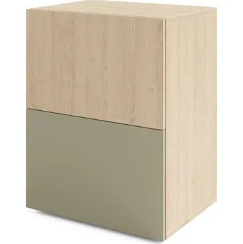 Komoda SL8 komoda Salsa, dub piškotový-eukalyptus-salsa, 55 x 72 x 40 cm