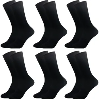 Dámské ponožky PESAIL Dámské zdravotní ponožky LW3010 6 páry Barva: Černá, Velikost: 39-42