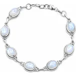 Stříbrný náramek s měšíčním kamenem Noya