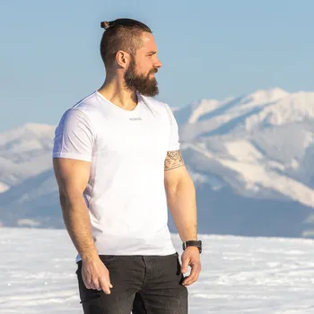 Pánské tričko TERMOVEL Pánské tričko QUADRE KRR bílá VELIKOST: 2XL