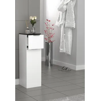 Koupelnový nábytek VCM Midi kabinet „Donali“, černá 497032