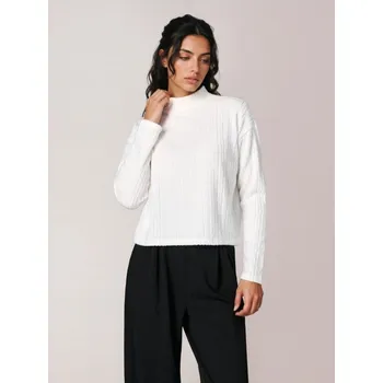 Dámská halenka Sinsay - Halenka se strukturovaným vzorem - krémová - 555EU-01X - 555EU-01X-S