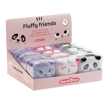 Party dekorace Miquelrius B2F - peněženka Friends, mix motivů, 12 ks, displej, mix barev