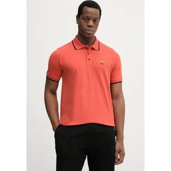 Pánské tričko Bavlněné polo tričko Aeronautica Militare PO1308UP00082 červená 33X, vel. L