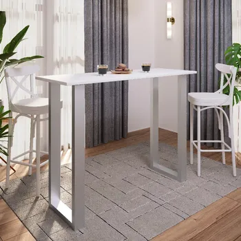 Barový stolek Barový stůl VCM „Xona 140x50“, bílý 496557