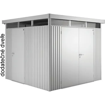 Zahradní domek 23. Biohort HighLine dodatečné jednokřídlé dveře- stříbrné 83002