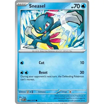 Sběratelská karetní hra Sneasel 044/217 - Ascended Heroes Typ karty: Non-Holo