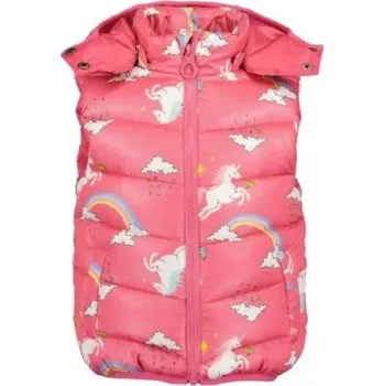 Dívčí prošívaná vesta s Jednorožci Blue Seven 797003 velikost 92