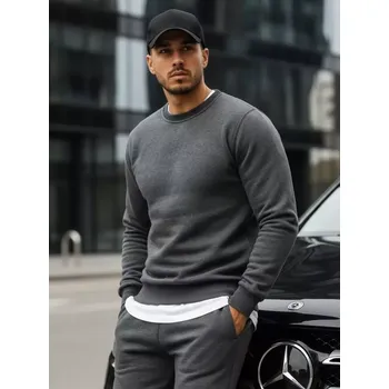 Pánská mikina Pánská mikina DSTREET BX2405 TMAVĚ ŠEDÁ L