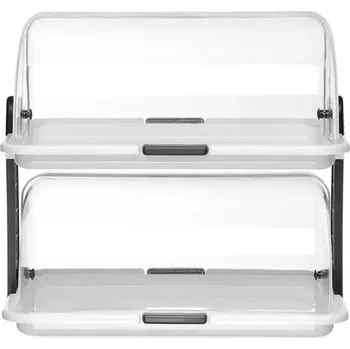 chlebník HENDI Rolltop na pečivo 2patra 465x310x(H)410mm