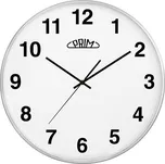 Kovové hodiny stříbrné PRIM Alfa ? 400 × 40 mm