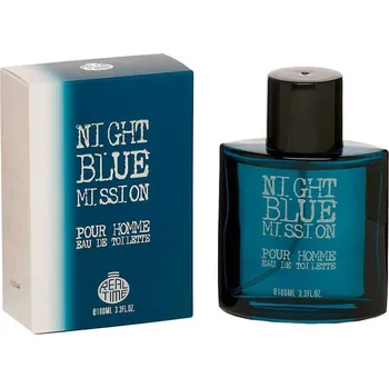 Parfém Real Time Night Blue Mission Pour Homme Toaletní voda EDT 100ml, pánske