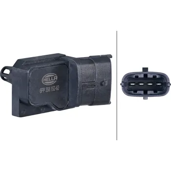 Autoelektrika Snímač, plnicí tlak HELLA 6PP 358 152-621
