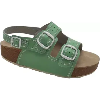 Dámská zdravotní obuv Kožené korkové sandále - sv. zelené, vel. 37-39 vel. 37 - délka vnitřní stélky 24,4 cm